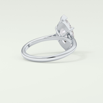 2.0 CT Marquise Cut Solitaire Moissanite Engagement Ring 14