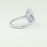 2.0 CT Marquise Cut Solitaire Moissanite Engagement Ring 14