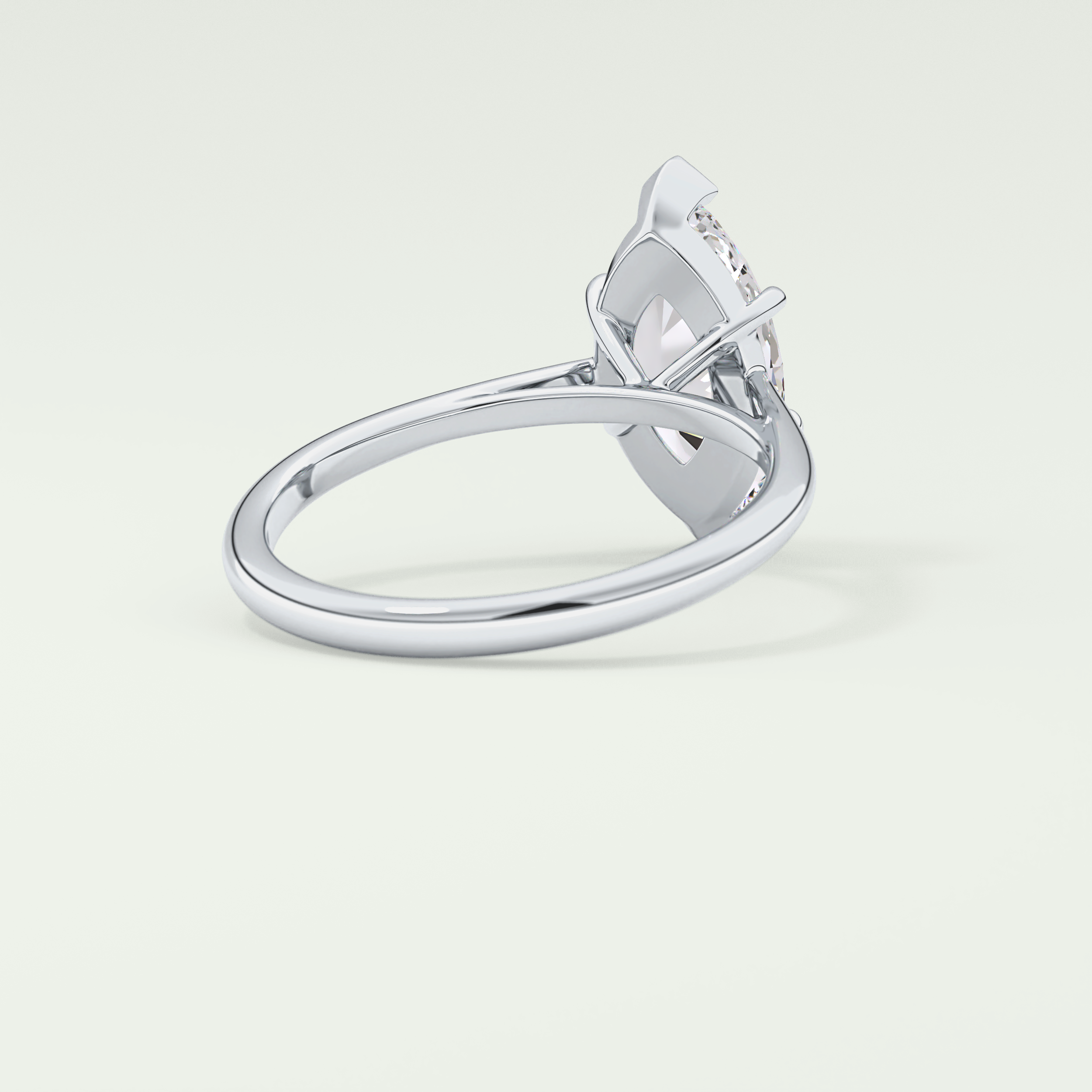 2.0 CT Marquise Cut Solitaire Moissanite Engagement Ring 14
