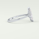 2.0 CT Marquise Cut Solitaire Moissanite Engagement Ring 15