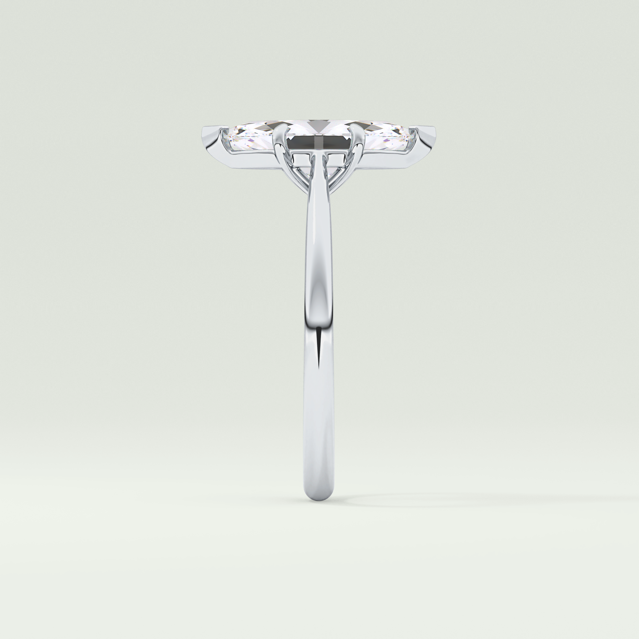 2.0 CT Marquise Cut Solitaire Lab-Grown Diamond Engagement Ring