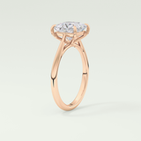2.0 CT Princess Cut Solitaire Lab-Grown Diamond Engagement Ring 11