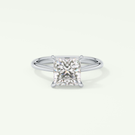 2.0 CT Princess Cut Solitaire Lab-Grown Diamond Engagement Ring 13