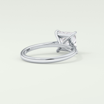 2.0 CT Princess Cut Solitaire Lab-Grown Diamond Engagement Ring 14