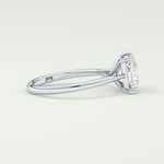 2.0 CT Princess Cut Solitaire Lab-Grown Diamond Engagement Ring 15
