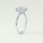 2.0 CT Princess Cut Solitaire Lab-Grown Diamond Engagement Ring 17