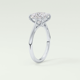 2.0 CT Princess Cut Solitaire Lab-Grown Diamond Engagement Ring 17