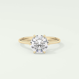 2.0 CT Round Cut Solitaire Lab-Grown Diamond Engagement Ring 1