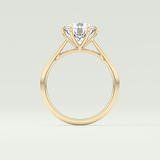 2.0 CT Round Cut Solitaire Lab-Grown Diamond Engagement Ring 6