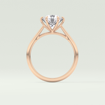 2.0 CT Round Cut Solitaire Lab-Grown Diamond Engagement Ring 12