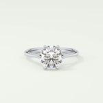 2.0 CT Round Cut Solitaire Lab-Grown Diamond Engagement Ring 13