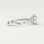 2.0 CT Round Cut Solitaire Lab-Grown Diamond Engagement Ring 15