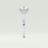 2.0 CT Round Cut Solitaire Moissanite Engagement Ring 16