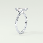 2.0 CT Emerald Cut Half Bezel Lab-Grown Diamond Engagement Ring 17