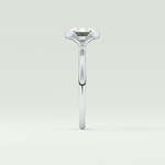 2.0 CT East West Emerald Cut Half Bezel Lab-Grown Diamond Engagement Ring 16