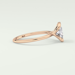 2.0 CT Cushion Cut Half Bezel Lab-Grown Diamond Engagement Ring 9