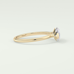 2.0 CT East West Marquise Cut Solitaire Lab-Grown Diamond Engagement Ring 3