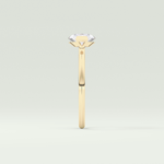 2.0 CT East West Marquise Cut Solitaire Lab-Grown Diamond Engagement Ring 4