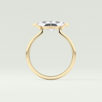 2.0 CT East West Marquise Cut Solitaire Lab-Grown Diamond Engagement Ring 6