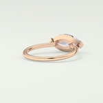 2.0 CT East West Marquise Cut Solitaire Lab-Grown Diamond Engagement Ring 8