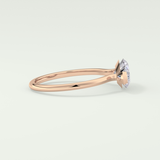 2.0 CT East West Marquise Cut Solitaire Lab-Grown Diamond Engagement Ring 9