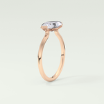 2.0 CT East West Marquise Cut Solitaire Lab-Grown Diamond Engagement Ring 11