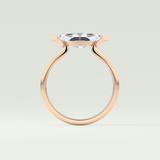 2.0 CT East West Marquise Cut Solitaire Lab-Grown Diamond Engagement Ring 12