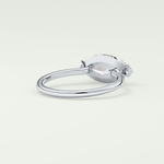 2.0 CT East West Marquise Cut Solitaire Lab-Grown Diamond Engagement Ring 14