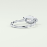 2.0 CT East West Marquise Cut Solitaire Lab-Grown Diamond Engagement Ring 14