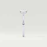 2.0 CT East West Marquise Cut Solitaire Lab-Grown Diamond Engagement Ring 16
