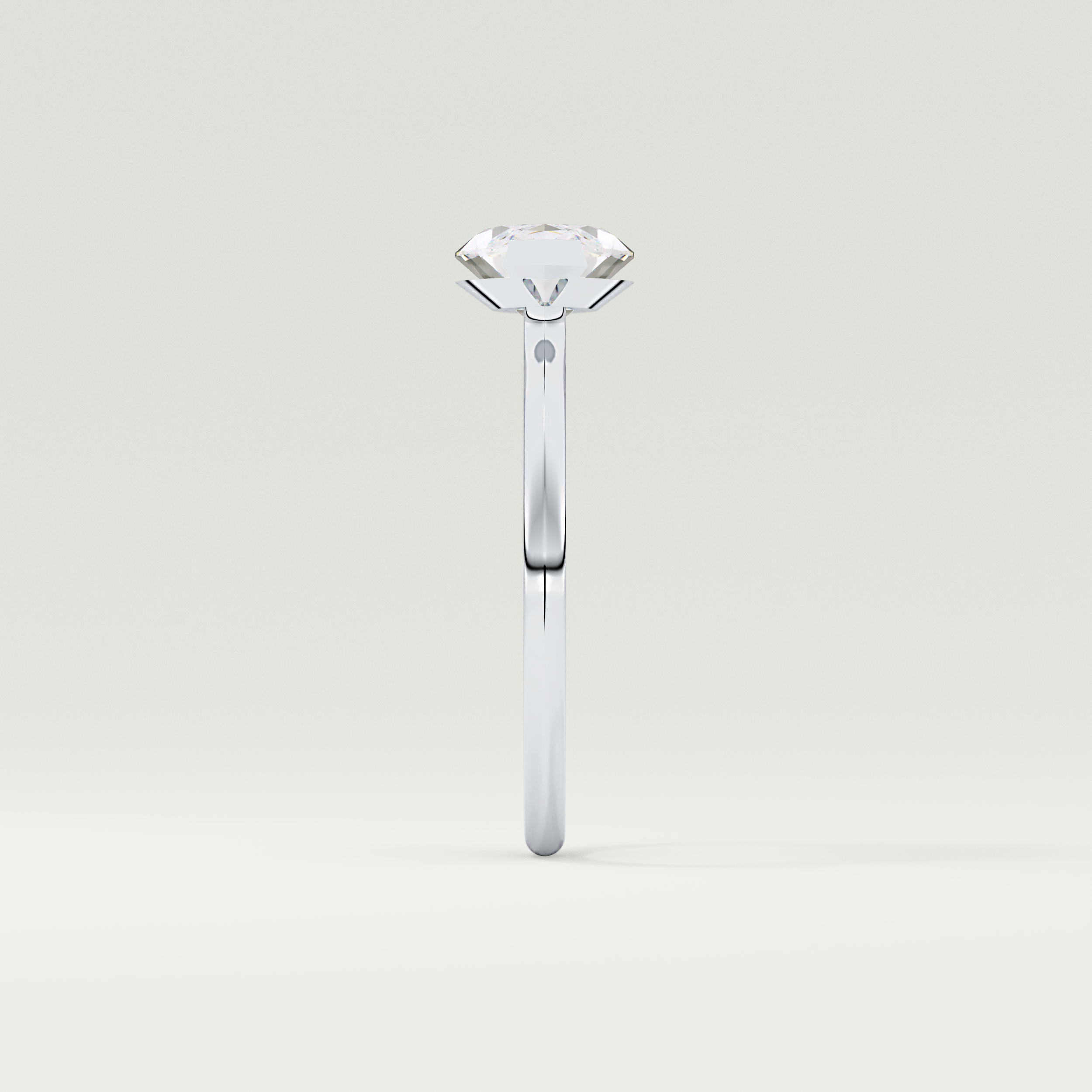 2.0 CT East West Marquise Cut Solitaire Lab-Grown Diamond Engagement Ring 16