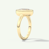 2.0 CT Round Cut Solitaire Moissanite Engagement Ring