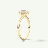 2.0 CT Round Cut Solitaire Lab-Grown Diamond Engagement Ring