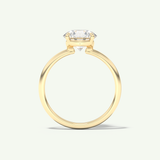 2.0 CT Round Cut Solitaire Lab-Grown Diamond Engagement Ring