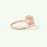 2.0 CT Round Cut Solitaire Lab-Grown Diamond Engagement Ring