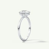 2.0 CT Round Cut Solitaire Lab-Grown Diamond Engagement Ring