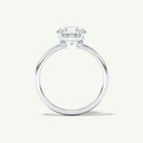 2.0 CT Round Cut Solitaire Lab-Grown Diamond Engagement Ring