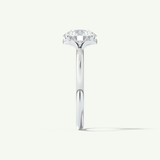 2.0 CT Round Cut Solitaire Lab-Grown Diamond Engagement Ring