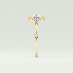2.0 CT Oval Cut Solitaire Lab-Grown Diamond Engagement Ring 4