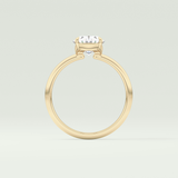2.0 CT Oval Cut Solitaire Lab-Grown Diamond Engagement Ring 6