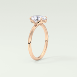 2.0 CT Oval Cut Solitaire Lab-Grown Diamond Engagement Ring 11