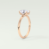 2.0 CT Oval Cut Solitaire Lab-Grown Diamond Engagement Ring 11