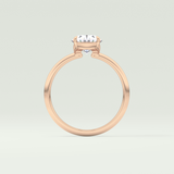 2.0 CT Oval Cut Solitaire Lab-Grown Diamond Engagement Ring 12
