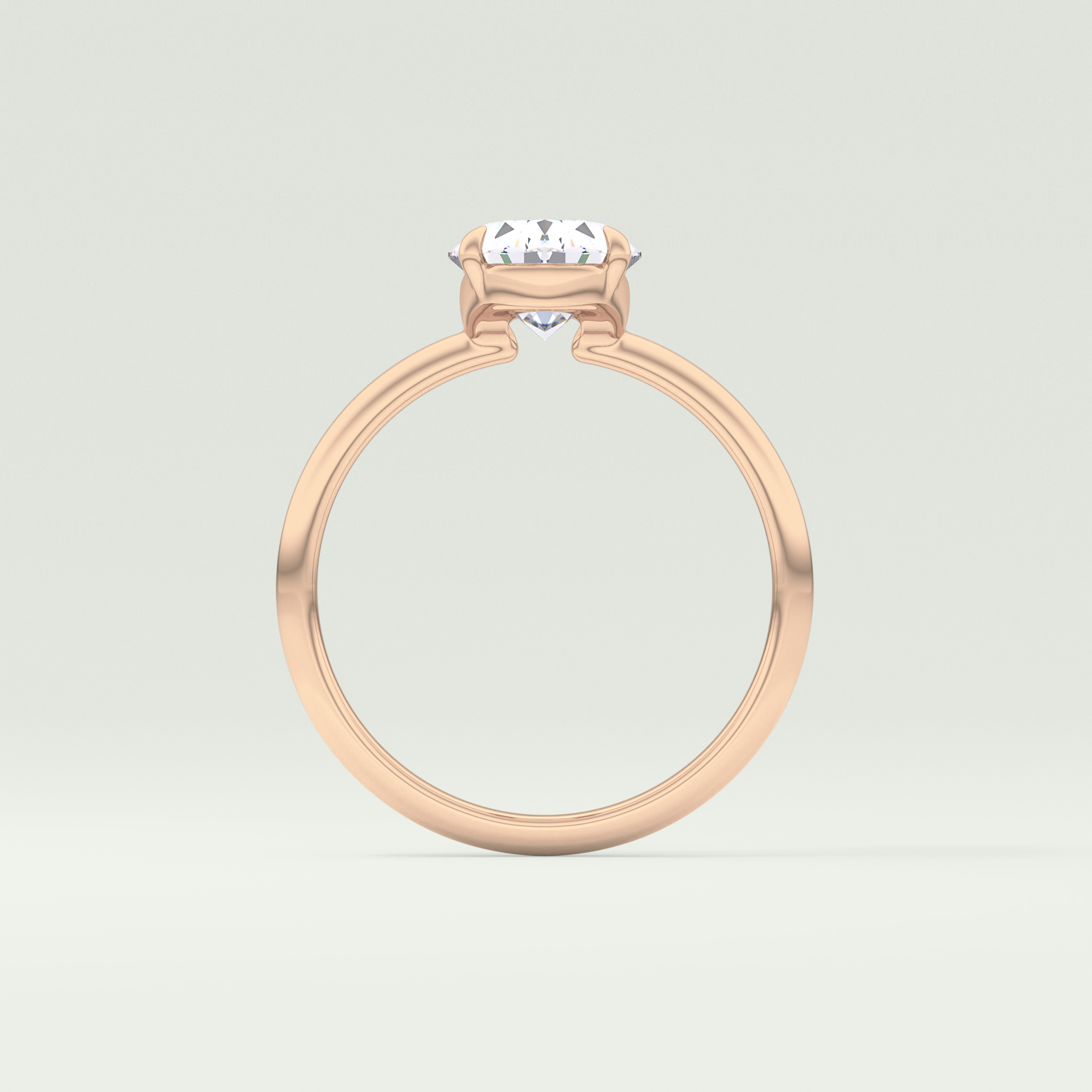 2.0 CT Oval Cut Solitaire Lab-Grown Diamond Engagement Ring 12