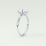 2.0 CT Oval Cut Solitaire Lab-Grown Diamond Engagement Ring 17