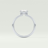 2.0 CT Oval Cut Solitaire Lab-Grown Diamond Engagement Ring 18