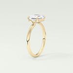 2.0 CT Emerald Cut Solitaire Lab Grown Diamond Engagement Ring 5