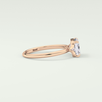 2.0 CT Emerald Cut Solitaire Lab Grown Diamond Engagement Ring 9