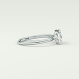 2.0 CT Emerald Cut Solitaire Lab Grown Diamond Engagement Ring 15