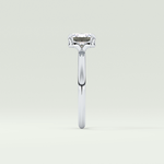 2.0 CT Emerald Cut Solitaire Lab Grown Diamond Engagement Ring 16